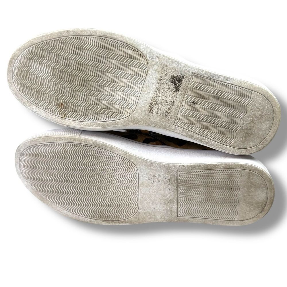 Steve Madden Ecentrcl Slip On Sneakers Leopard Haircalf Size 7 Casual Comfort - Picture 11 of 12